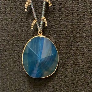 Anthropologie Quartz Long Necklace